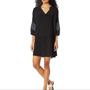 SEAFOLLY EMBROIDERY SLEEVE DRESS COVERUP NWT S